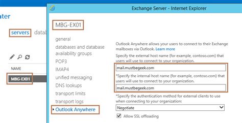 configure smart card authentication for outlook anywhere in exchange 2016|exchange 2016 ssl settings.